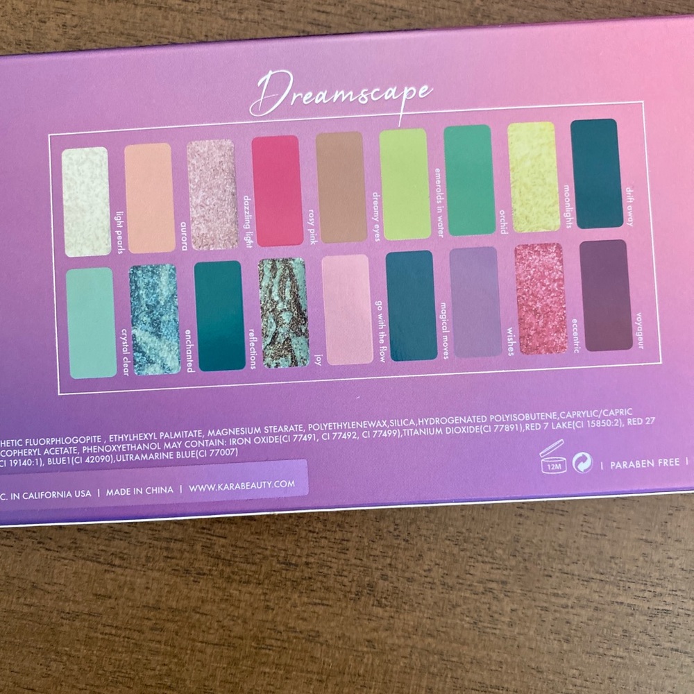 Kara beauty dreamscape palette